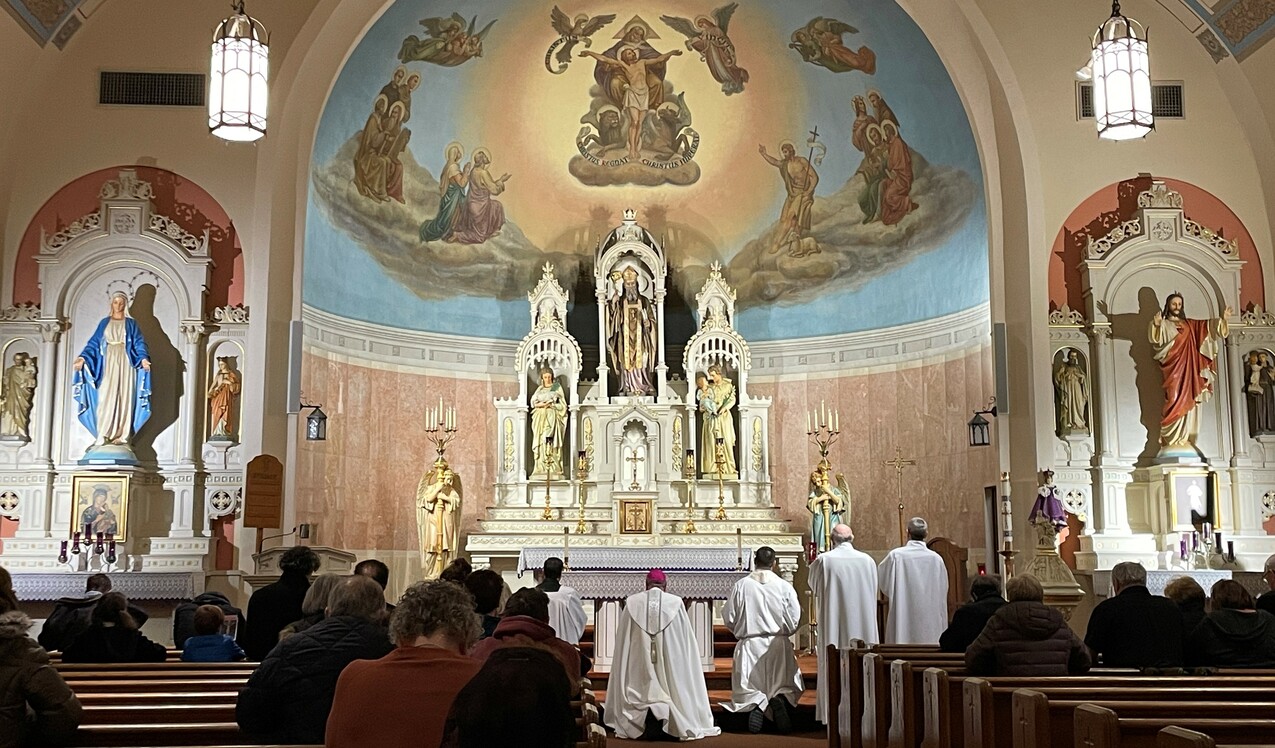 St. Adalbert Parish in Berea for Stations, fish fry