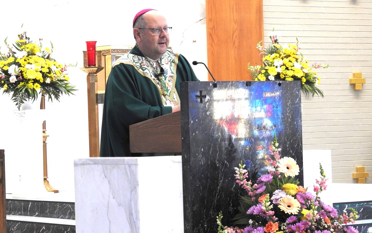 visits SS. Peter and Paul, St. Therese parishes in Garfield Heights
