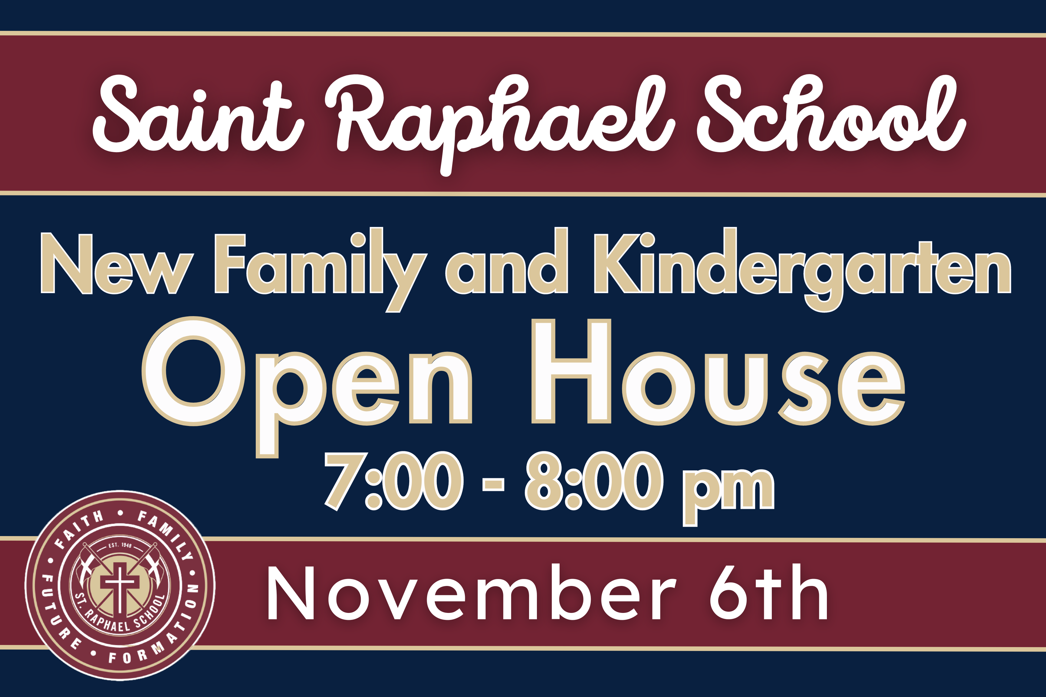 New Family Fall Open House St. Raphael (Bay Village) November 06, 2024 Diocese of Cleveland