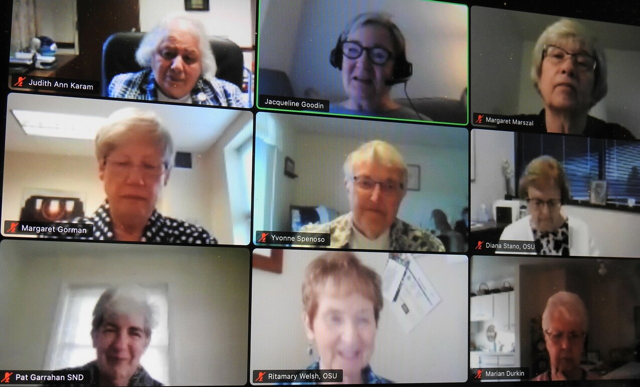 Religious sisters’ leadership representatives get virtual introduction to bishop