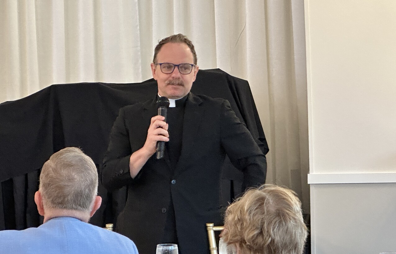 Father Ference discusses St. Francis, St. Joseph at First Friday Club of Greater Akron