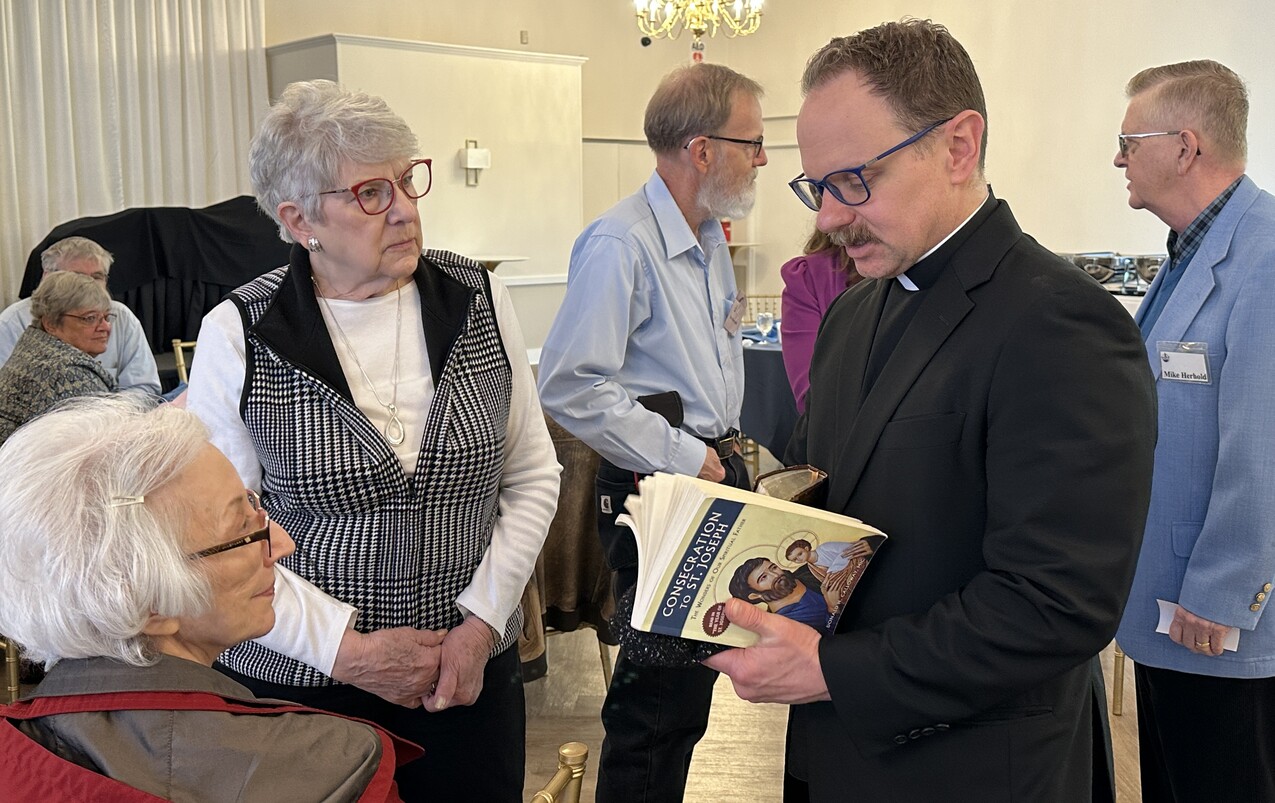 Father Ference discusses St. Francis, St. Joseph at First Friday Club of Greater Akron