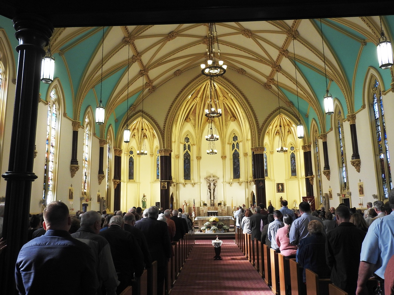 Holy Name Parish marks 160th anniversary with Mass, reception
