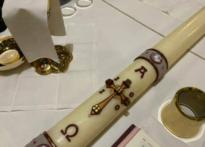 Easter candle