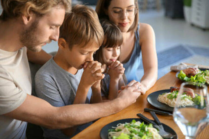 Family meal prayer