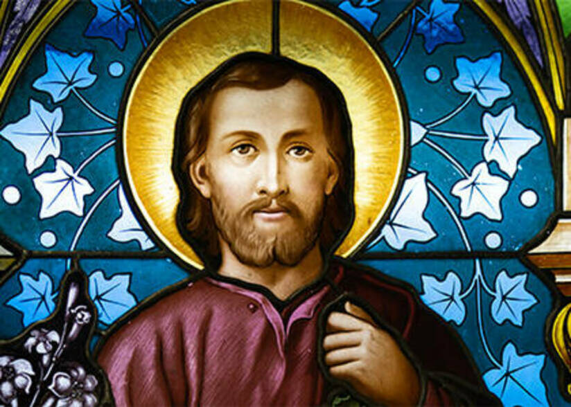 St joseph stained glass