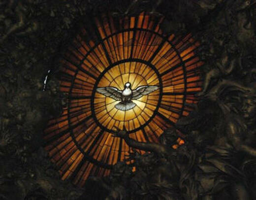 Stained glass dove2